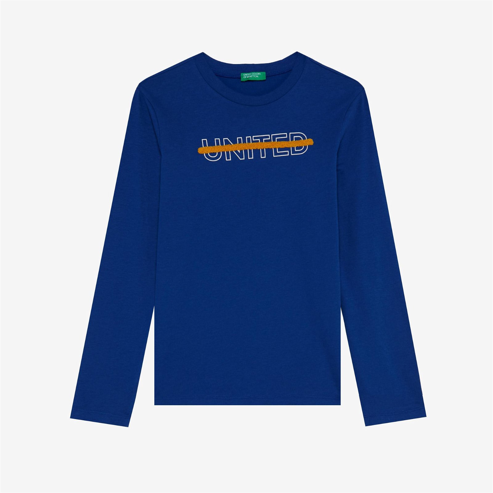 Benetton Çocuk Saks Mavi T-Shirt