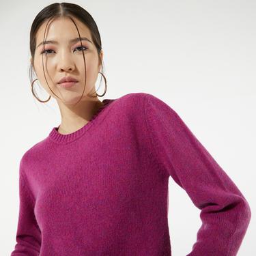  Benetton Kadın Şeker Pembe Triko Kazak