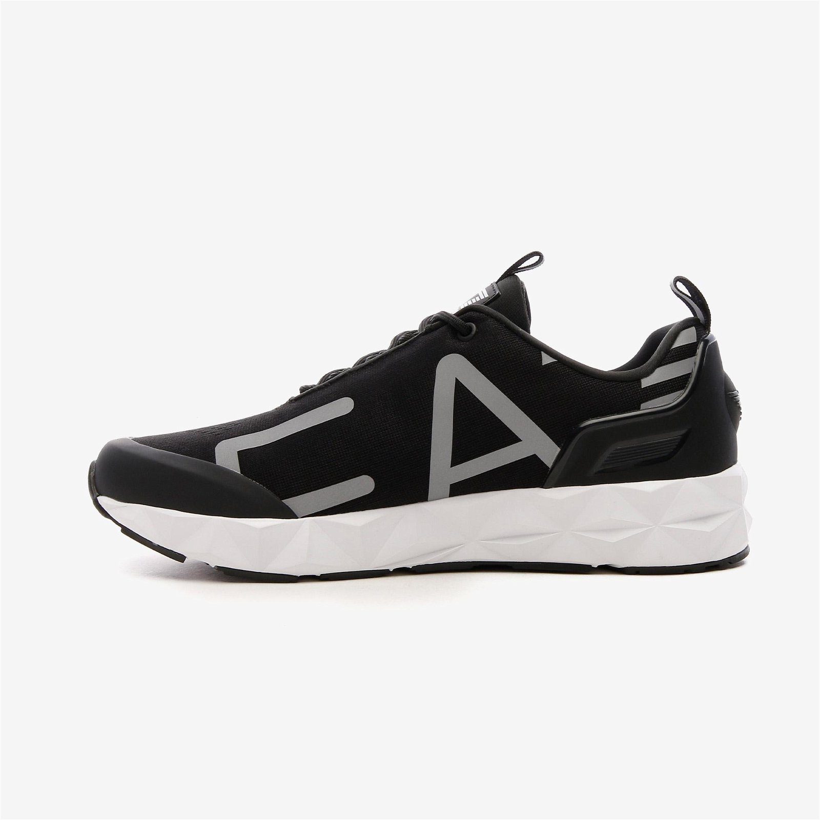 EA7 Emporio Armani Logolu Erkek Siyah/Gümüş Spor Ayakkabı