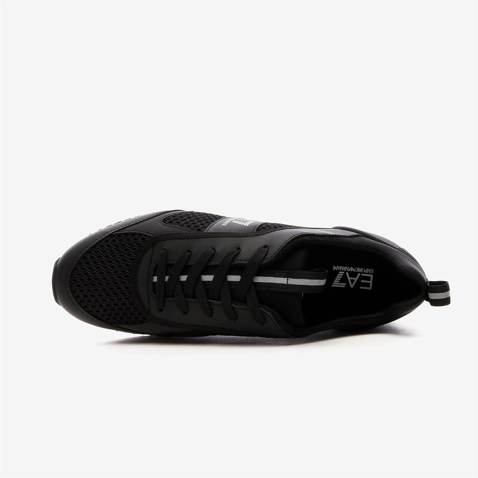 EA7 Emporio Armani Logo Baskılı Erkek Siyah/Beyaz Spor Ayakkabı