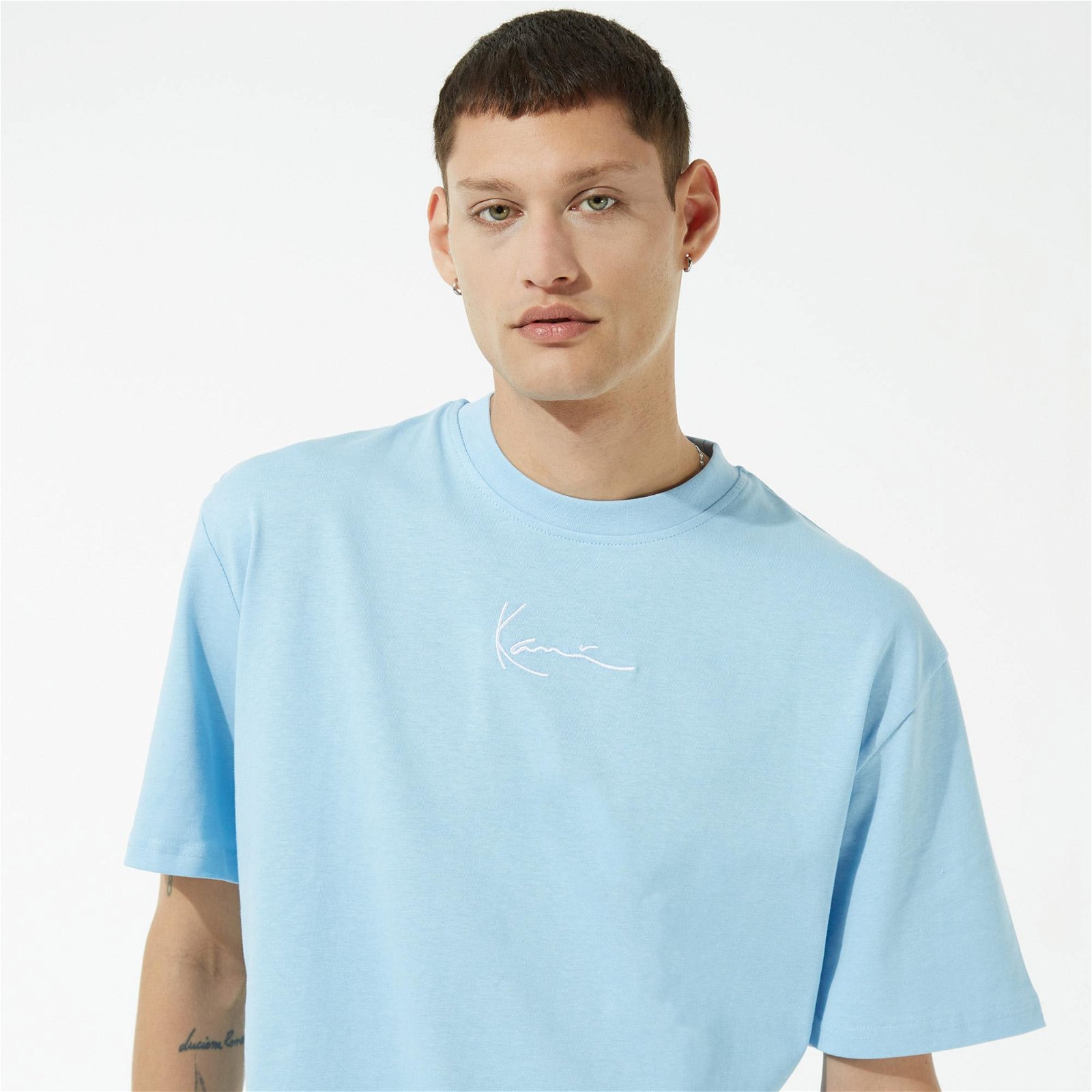 Karl Kani Small Signature Erkek Mavi T-Shirt