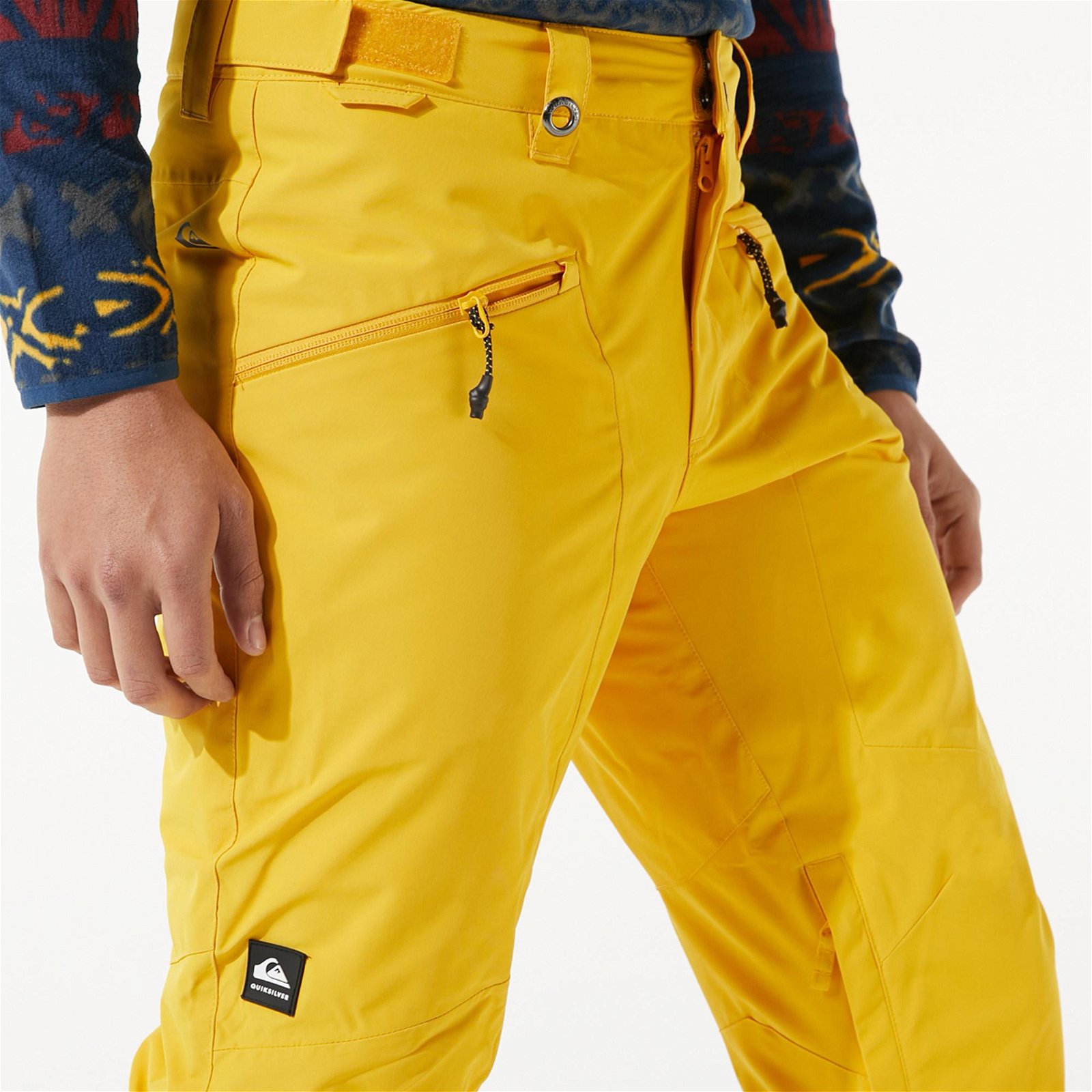 Quiksilver Boundry Erkek Sarı Kayak Pantolonu