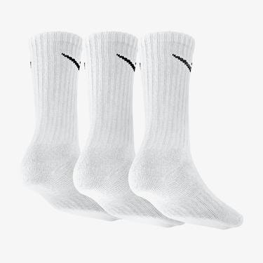 Nike Cush Crew 3'lü Value Beyaz Çorap
