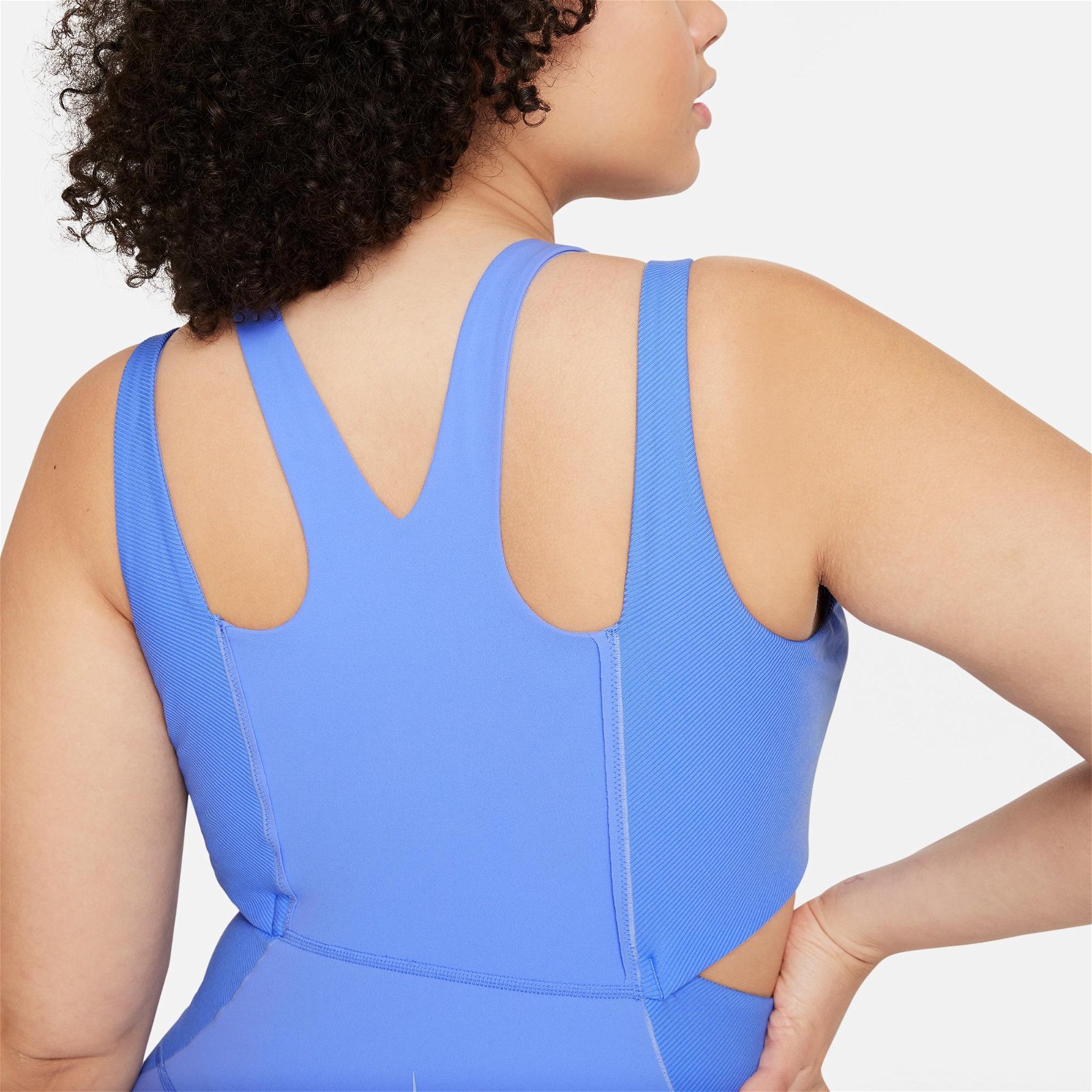 Nike Yoga Dri-FIT Luxe Jumpsuit Tailoriing Kadın Mavi Tulum