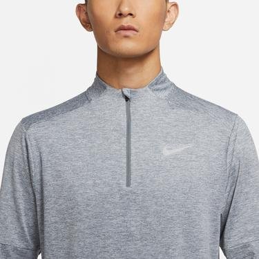  Nike Dri-FIT Elmnt Top Half-Zip Erkek Gri Uzun Kollu T-Shirt