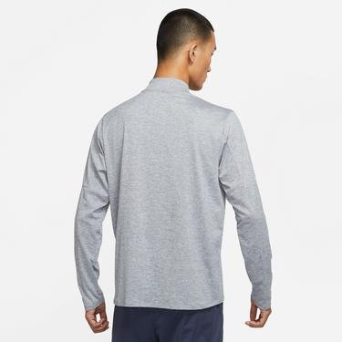  Nike Dri-FIT Elmnt Top Half-Zip Erkek Gri Uzun Kollu T-Shirt
