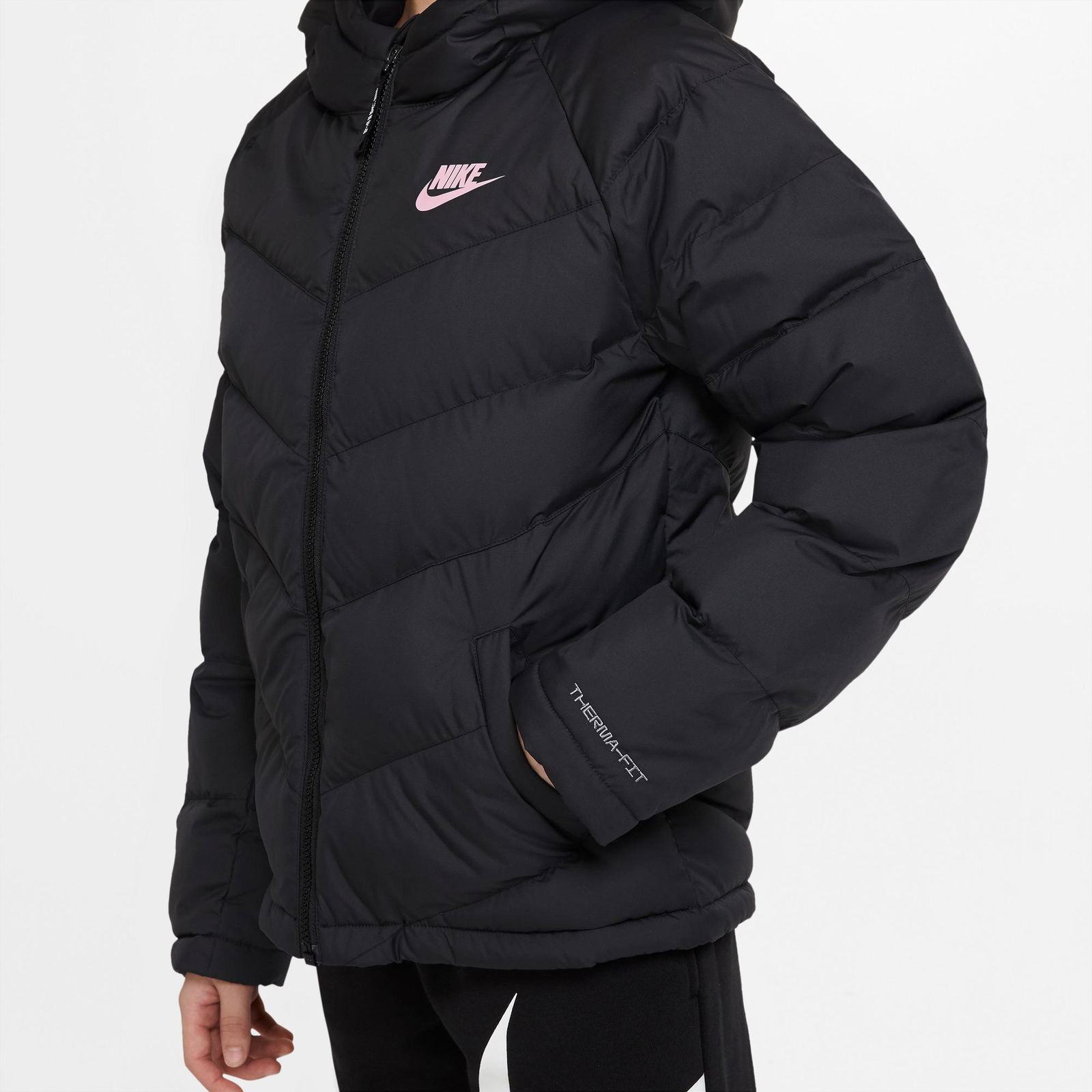 Nike Sportswear Synthetic Fill Çocuk Siyah Ceket