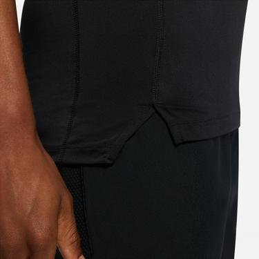  Nike Pro Dri-FIT Top Erkek Siyah Kolsuz T-Shirt