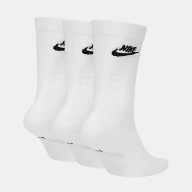  Nike Sportswear Every Essential Crew Unisex Beyaz Çorap