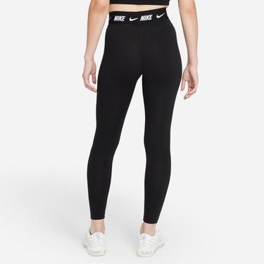  Nike Sportswear Club Yüksek Bel Leggings Kadın Siyah Tayt
