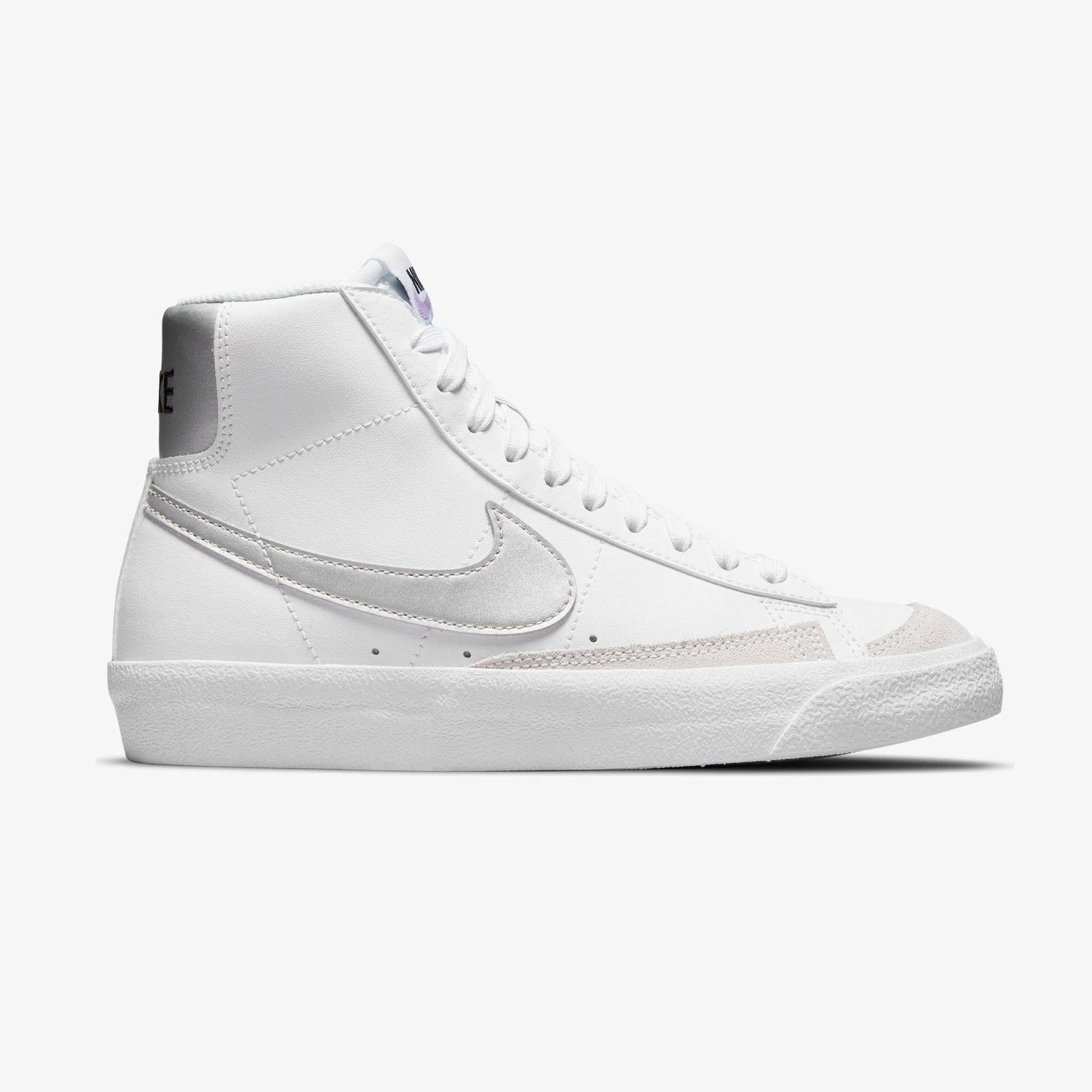 Nike Blazer Mid '77 Metallic Silver Beyaz Spor Ayakkabı