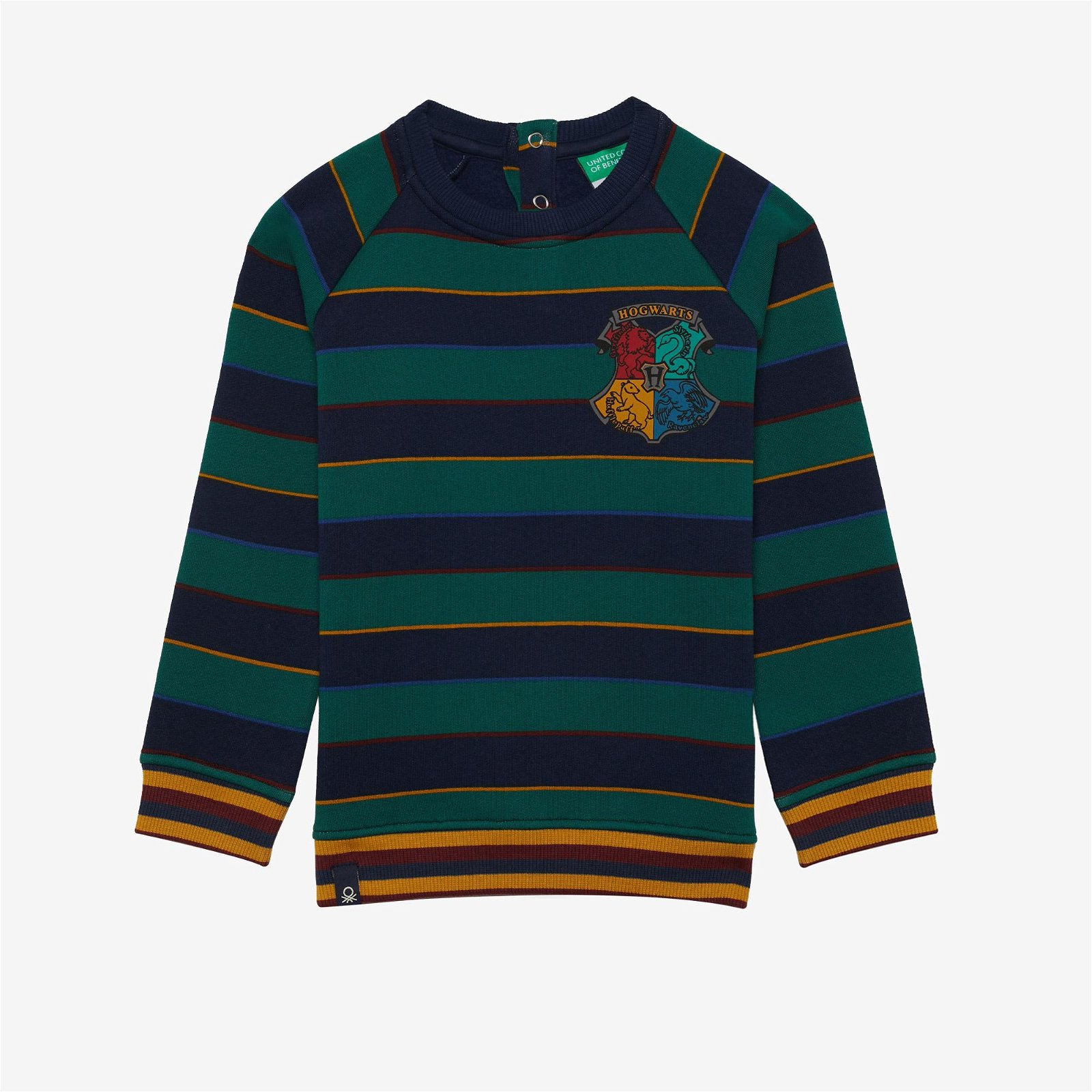 Benetton Harry Potter Çocuk Desenli Yeşil Sweatshirt