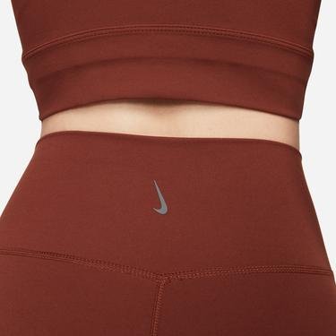  Nike The Yoga Luxe 18 cm Kadın Kahverengi Şort
