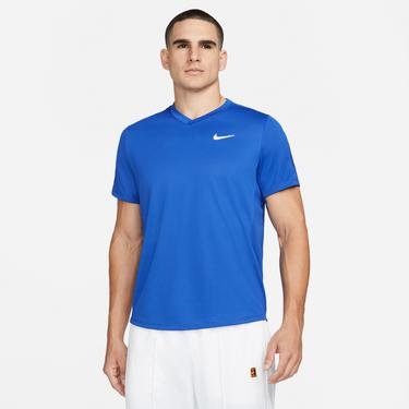  Nike Court Dri-FIT Victory Top Erkek Mavi T-Shirt