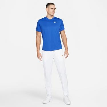  Nike Court Dri-FIT Victory Top Erkek Mavi T-Shirt