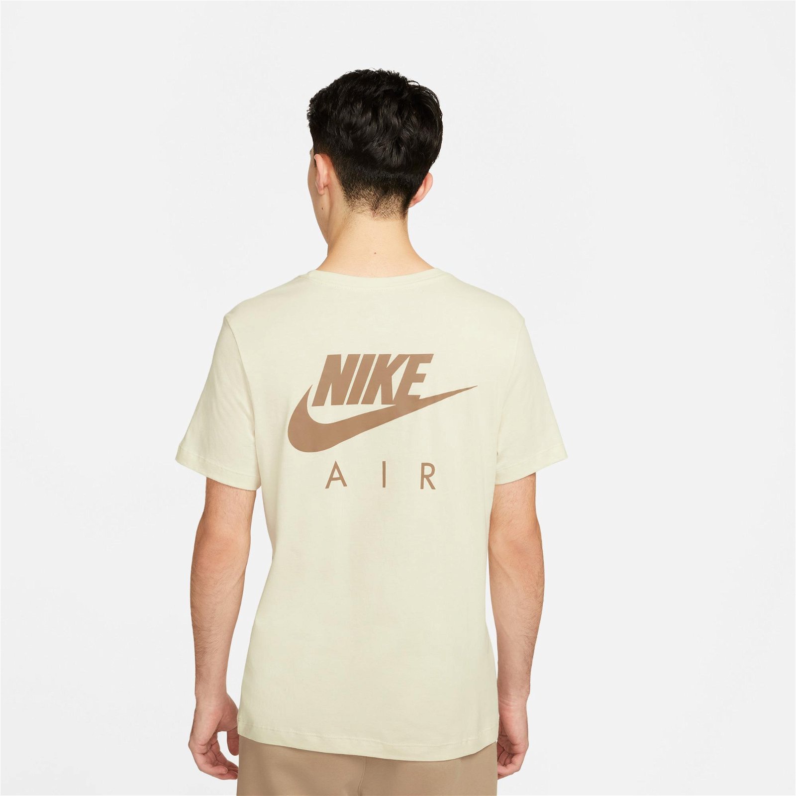 Nike Sportswear Air 1 Erkek Krem T-Shirt
