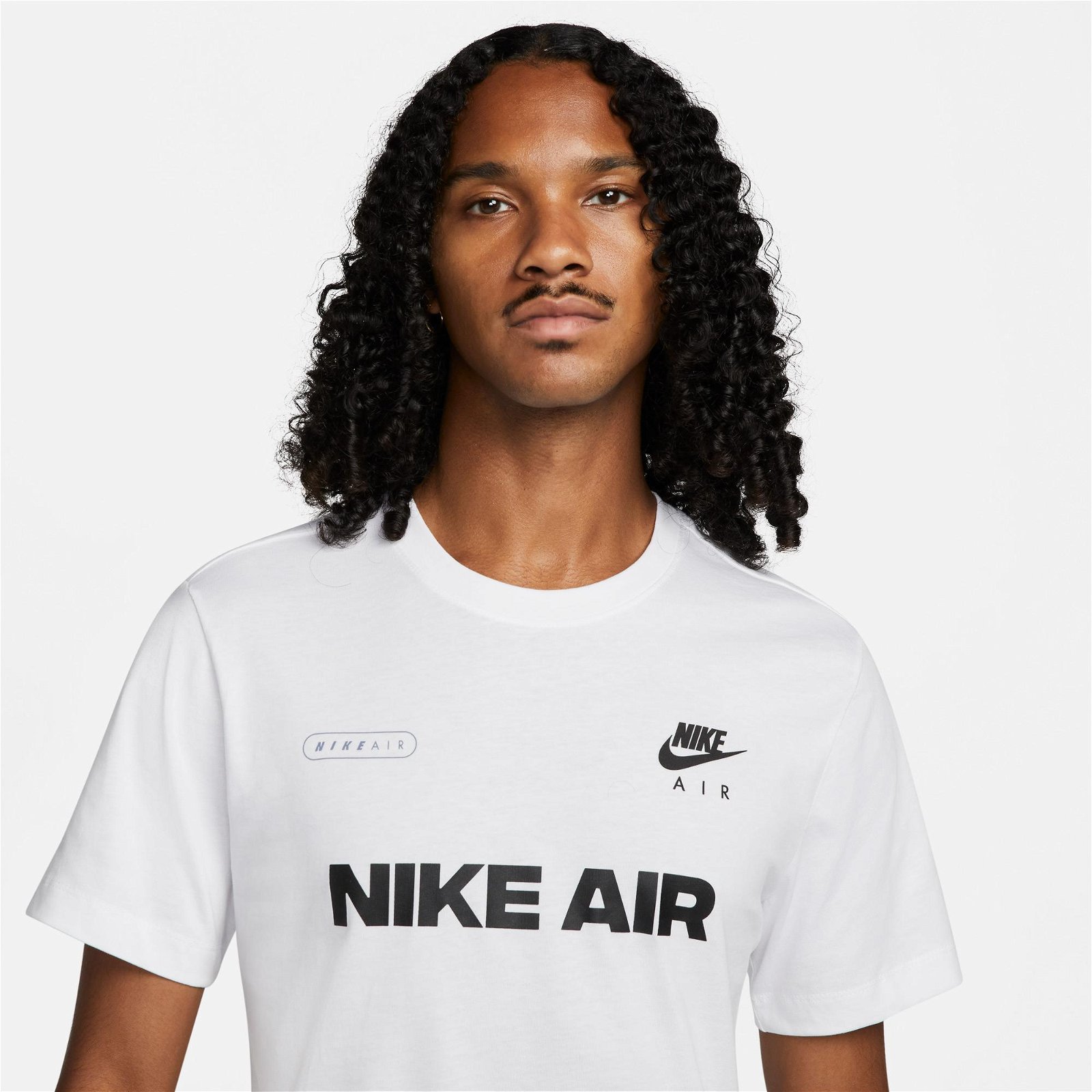 Nike Sportswear Air 1 Erkek Beyaz T-Shirt