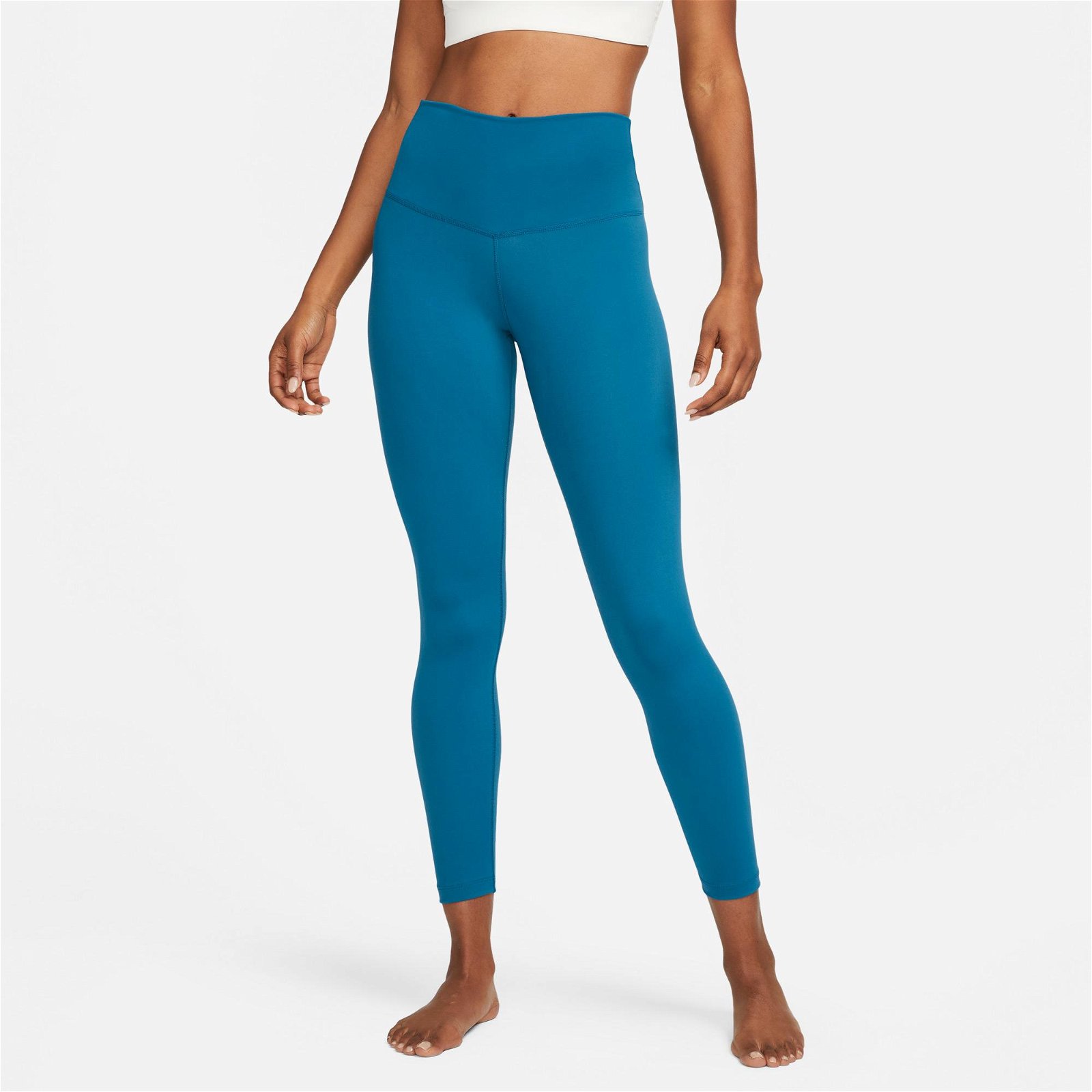 Nike Yoga Dri-FIT High Rise Yoga 7/8 Kadın Mavi Tayt