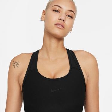  Nike Dri-FIT Swoosh Seamless Kadın Siyah Bra