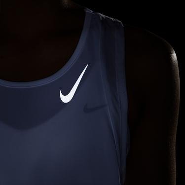  Nike Dri-FIT Race Singlet Kadın Beyaz Kolsuz T-Shirt