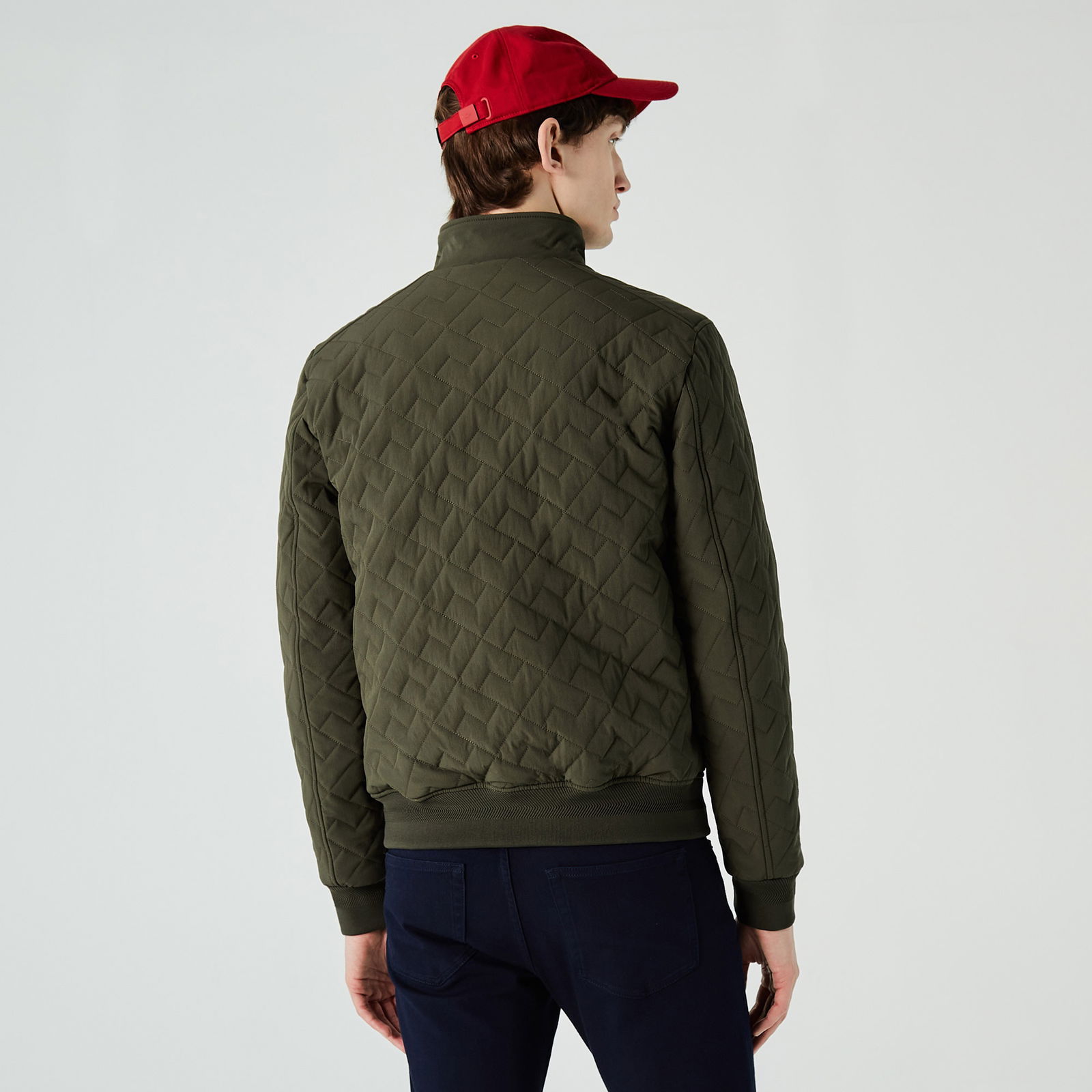 Lacoste Erkek Kapitone Yeşil Mont