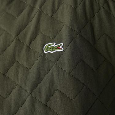  Lacoste Erkek Kapitone Yeşil Mont