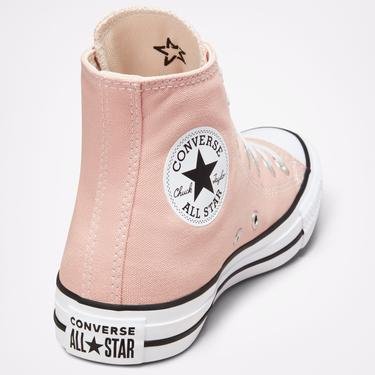  Converse Chuck Taylor All Star Partially Recycled Cotton High Unisex Pembe Sneaker