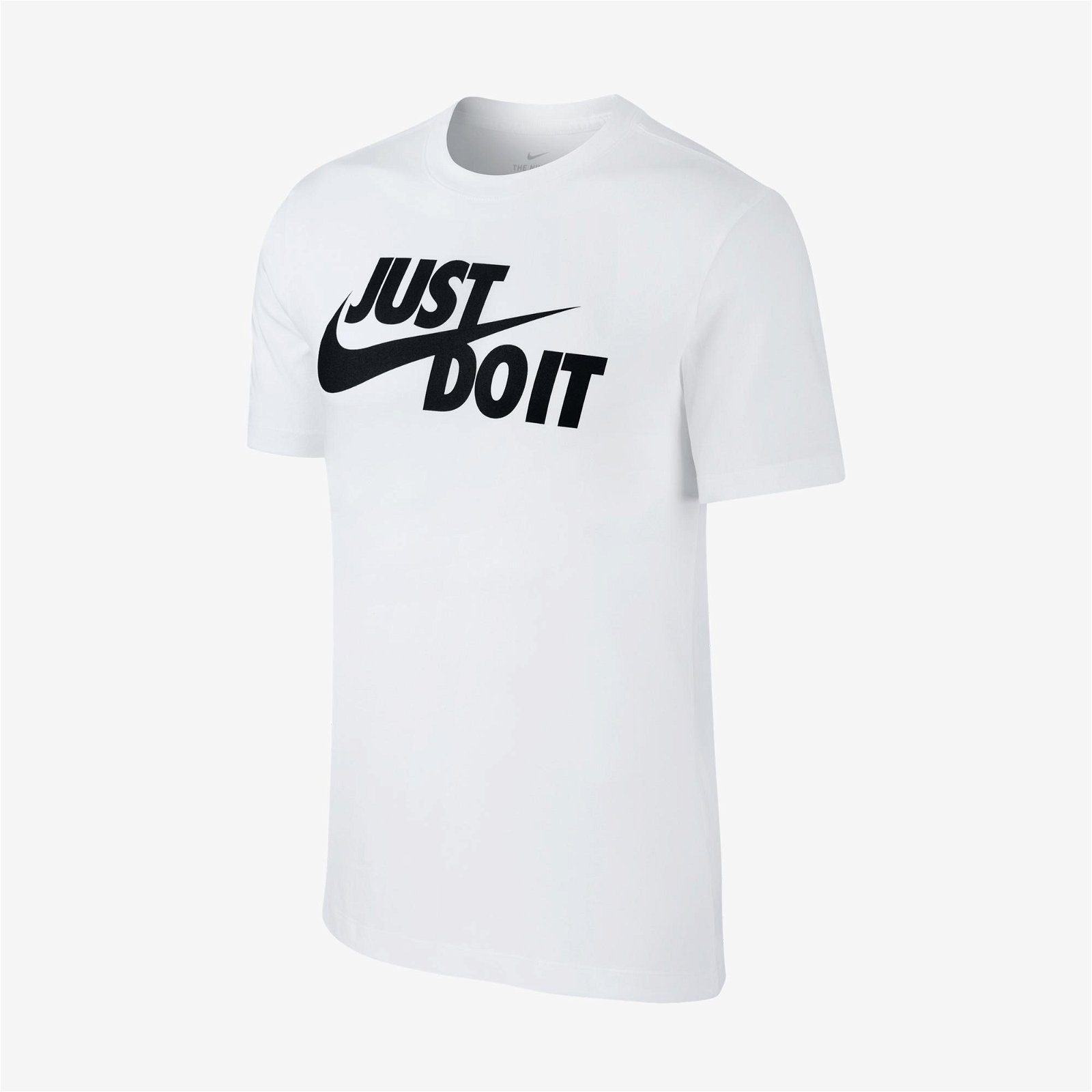 Nike Sportswear Just Do It Swoosh Erkek Beyaz T-Shirt
