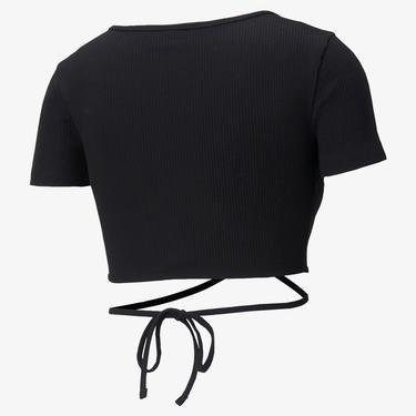  Puma Classics Ribbed Kadın Siyah Crop T-Shirt