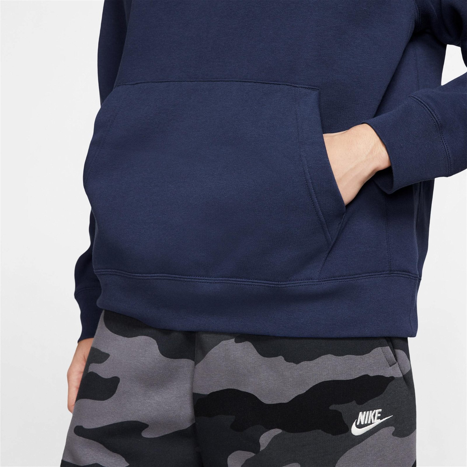 Nike Sportswear Club Fleece Erkek Lacivert Sweatshirt