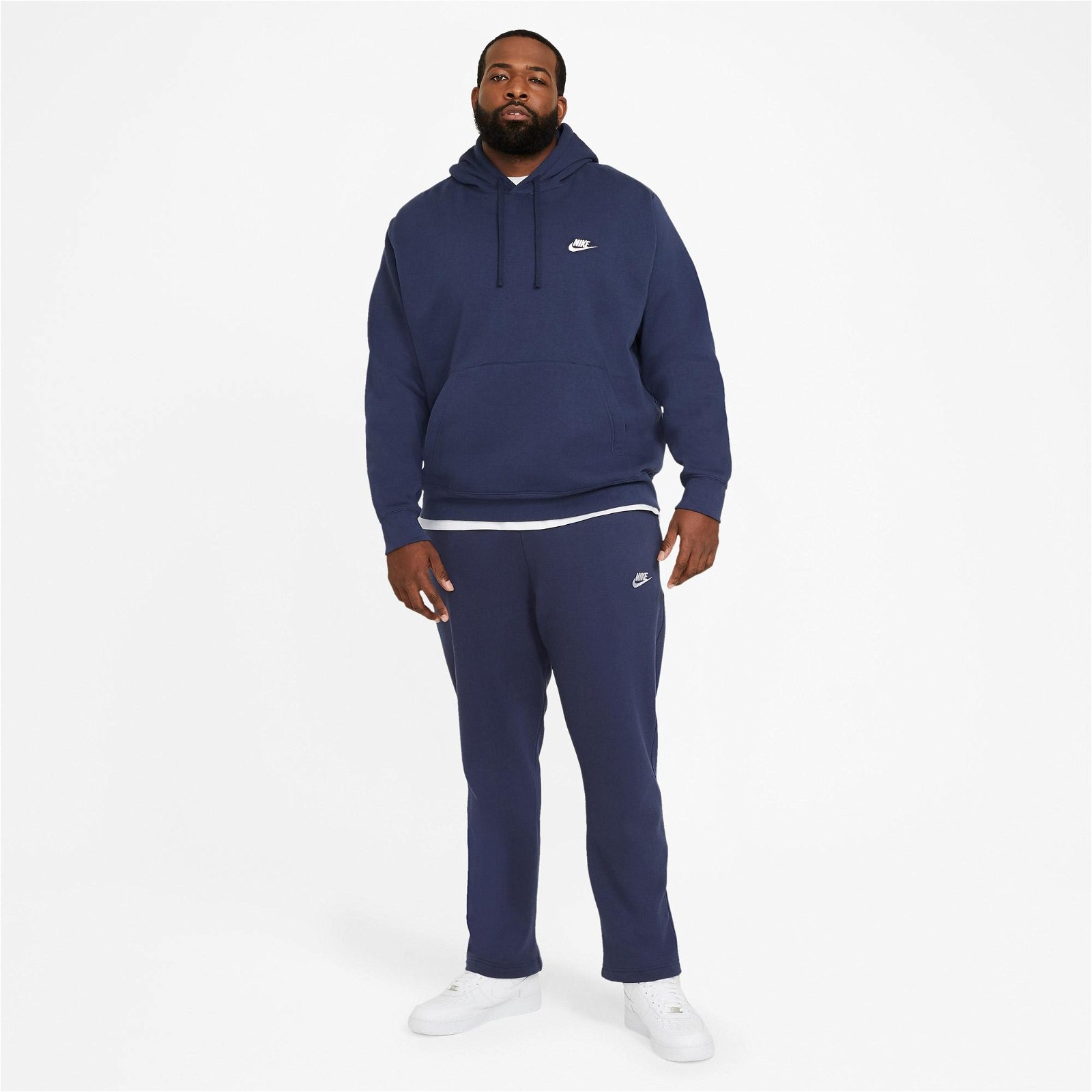 Nike Sportswear Club Fleece Erkek Lacivert Sweatshirt