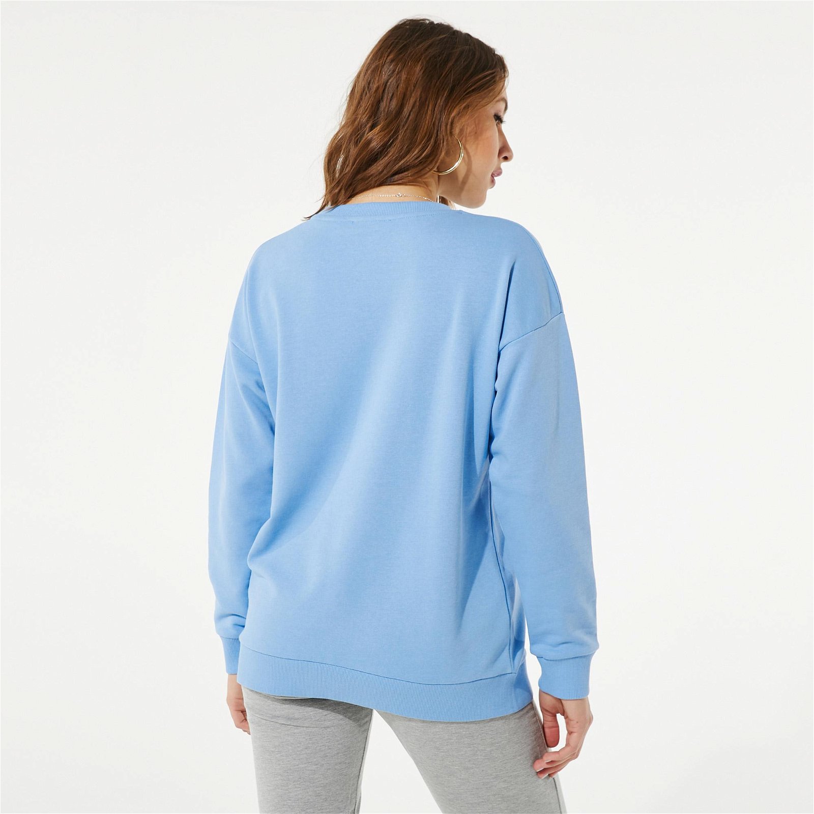 UCLA Barbara Kadın Mavi Sweatshirt