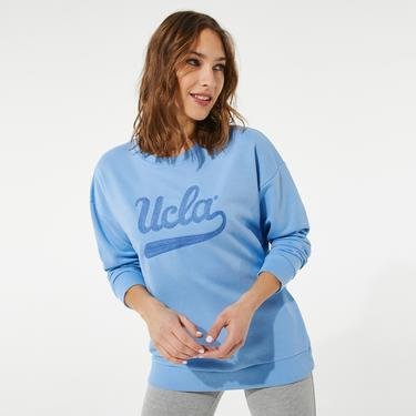 UCLA Barbara Kadın Mavi Sweatshirt