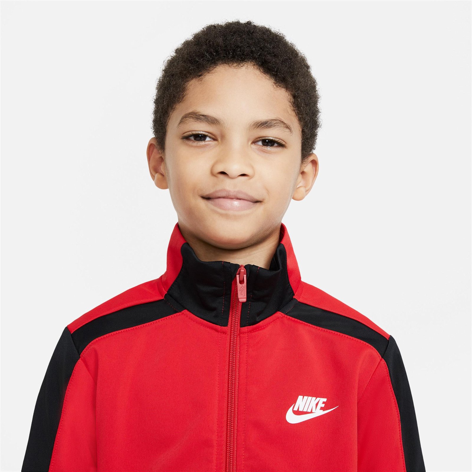Nike Hbr Poly Çocuk Kırmızı Eşofman Takımı