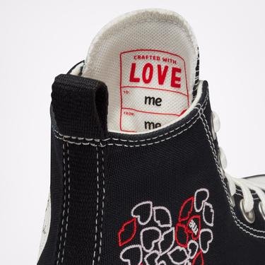  Converse Crafted With Love Run Star Hike Kadın Siyah Sneaker