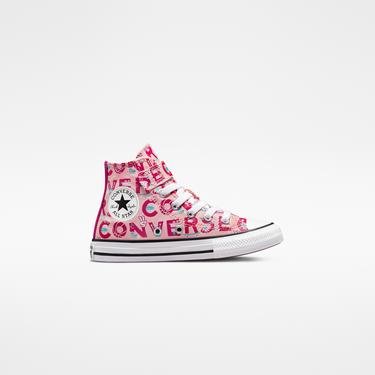  Converse Chuck Taylor All Star 1V Creature Feature High Çocuk Pembe Sneaker