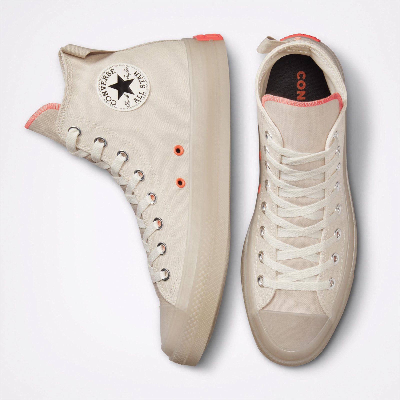 Converse Chuck Taylor All Star Cx Stretch Canvas & Recycled Polyester High Unisex Krem Rengi Sneaker