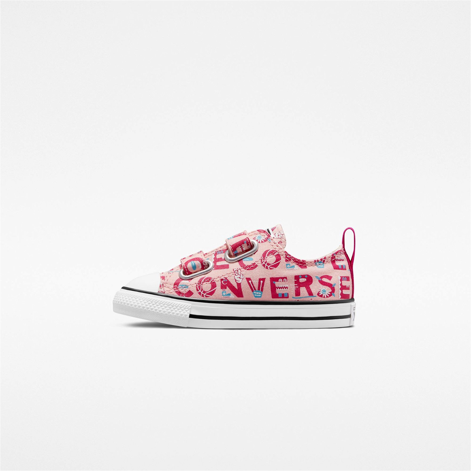 Converse Chuck Taylor All Star 2V Creature Feature Low Çocuk Pembe Sneaker