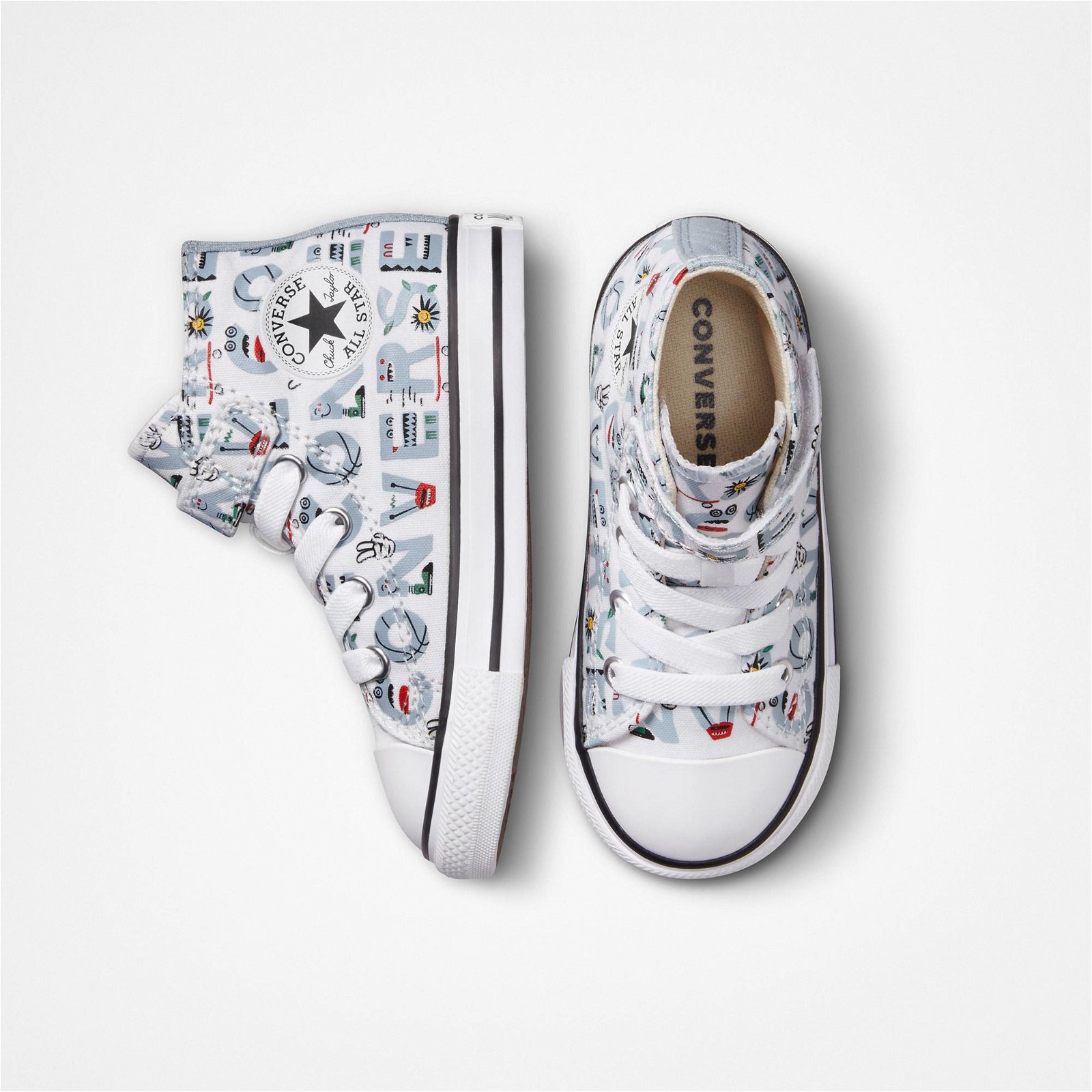 Converse Chuck Taylor All Star 1V Creature Feature High Çocuk Beyaz Sneaker