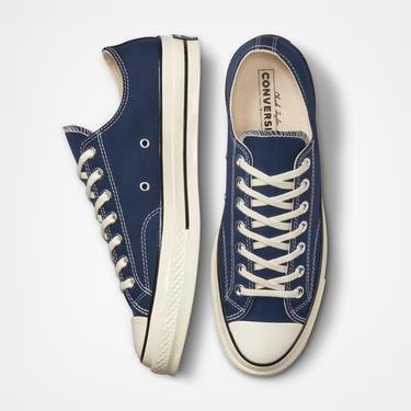  Converse Chuck 70 Recycled Rpet Canvas Low Unisex Lacivert Sneaker
