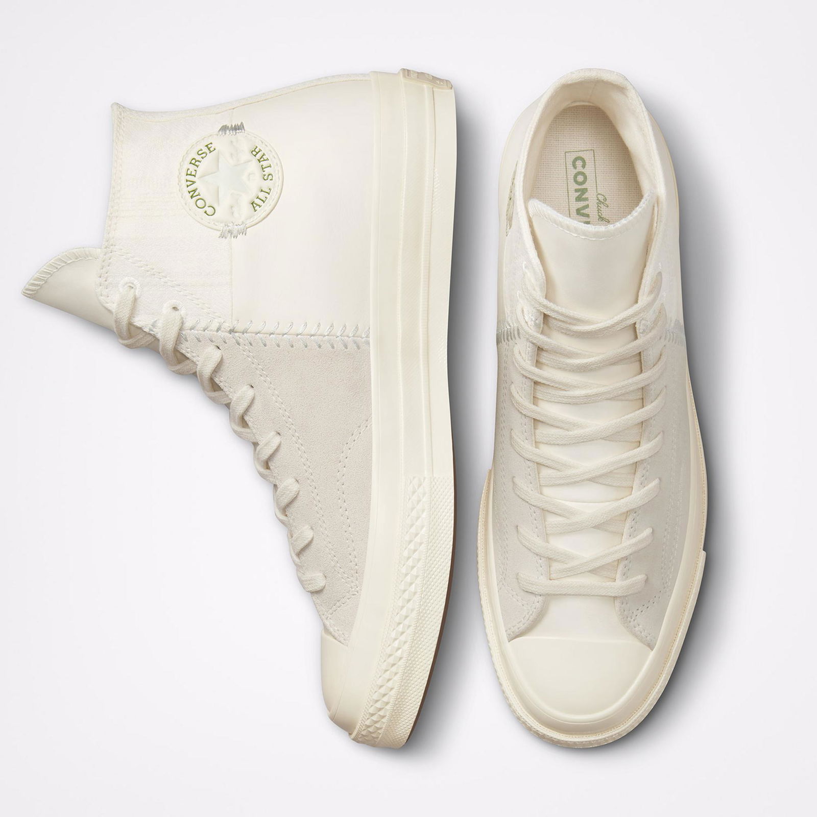 Converse Chuck 70 Crafted Split Construction High Unisex Krem Rengi Sneaker