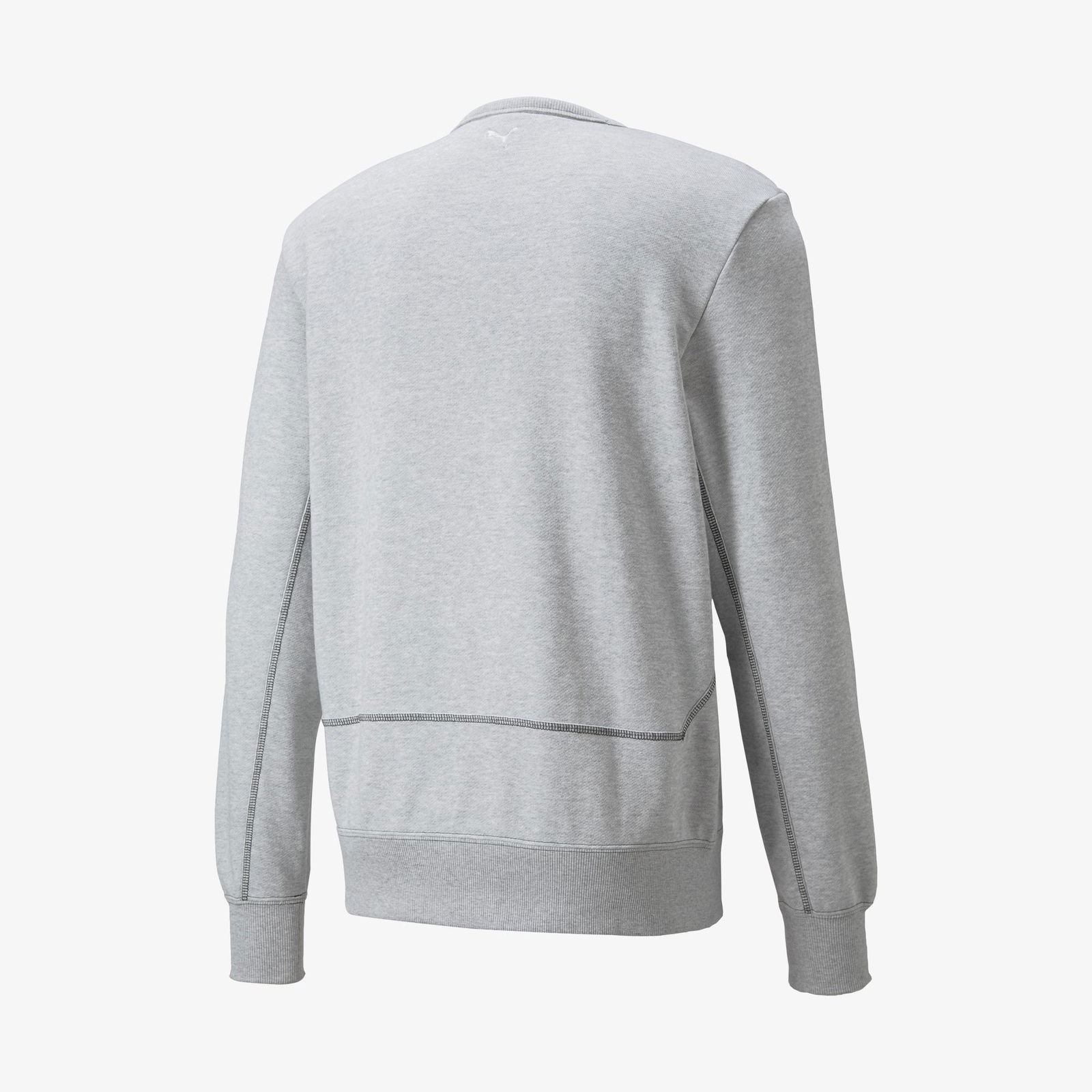 Puma Pivot Crew EMB Erkek Gri Sweatshirt