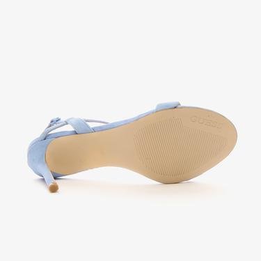  Guess Kabelle Kadın Mavi Topuklu Ayakkabı
