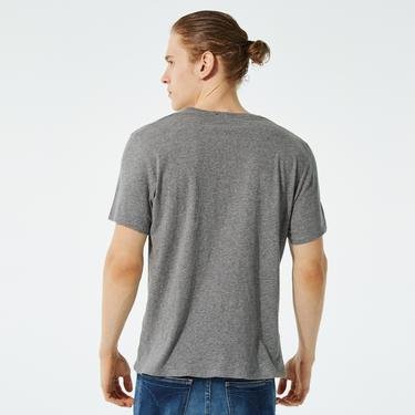  American Vintage Decatur Erkek Gri T-Shirt