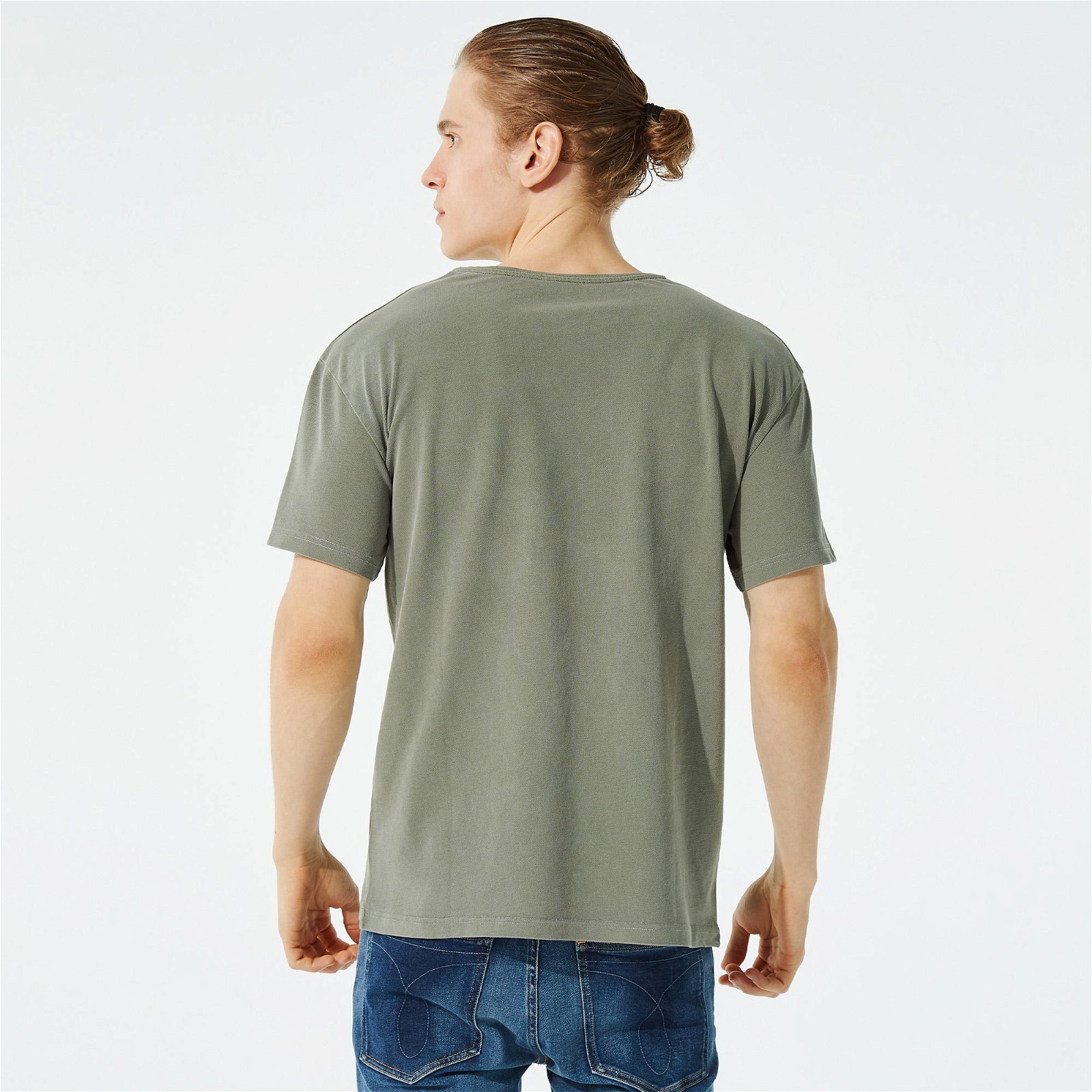 American Vintage Pyrastate Erkek Yeşil T-Shirt