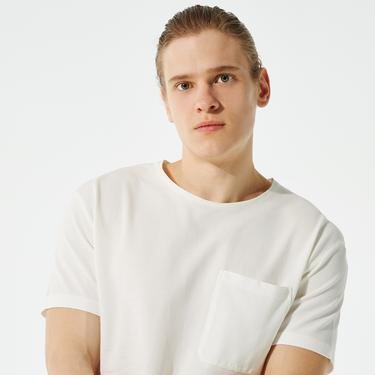  American Vintage Pyrastate Erkek Beyaz T-Shirt