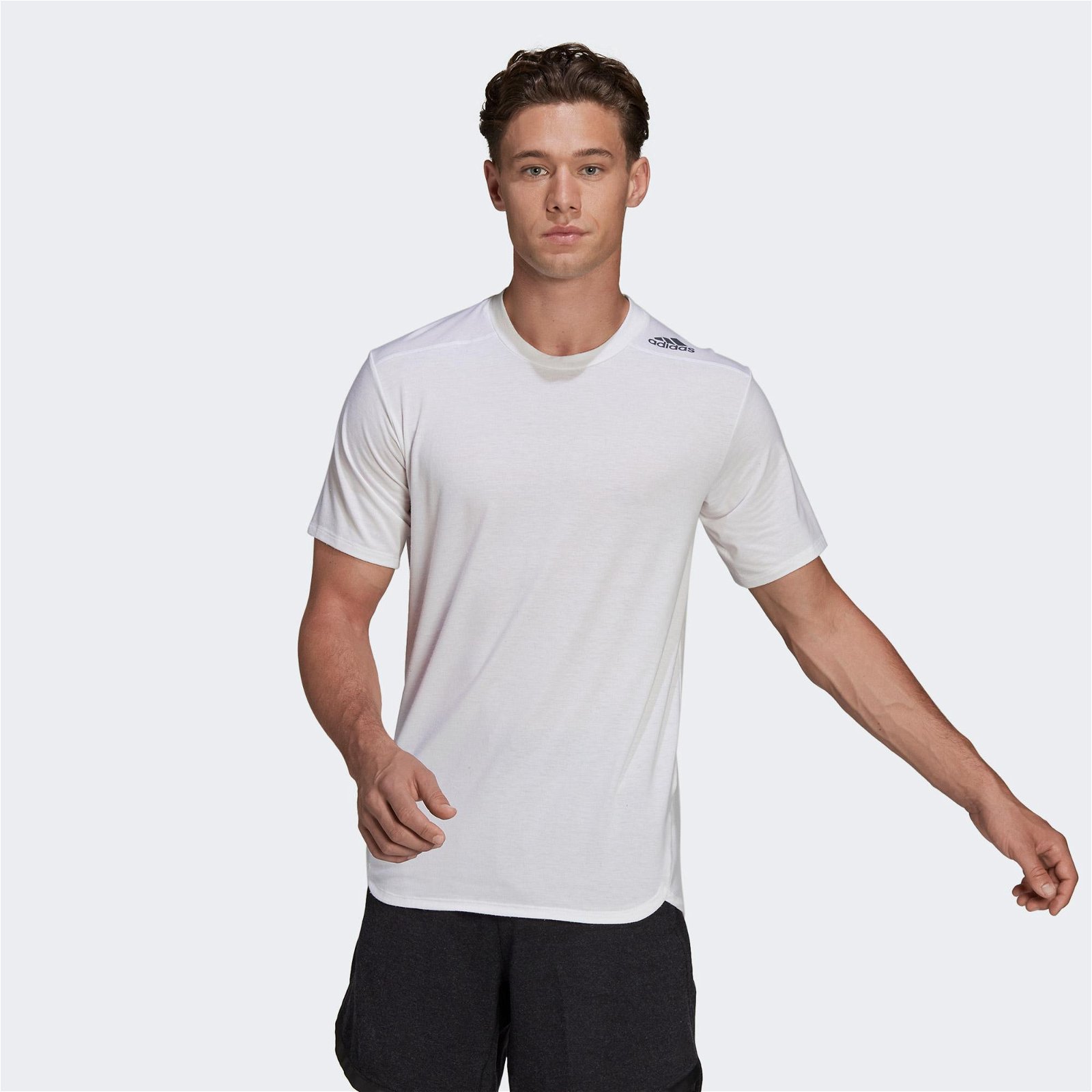adidas Designed 4 Training Erkek Beyaz T-Shirt
