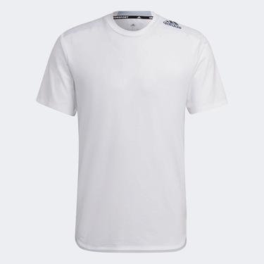  adidas Designed 4 Training Erkek Beyaz T-Shirt