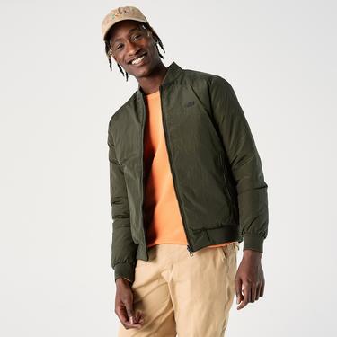  Lacoste Erkek Hakim Yaka Baskılı Çift Taraflı Siyah Mont