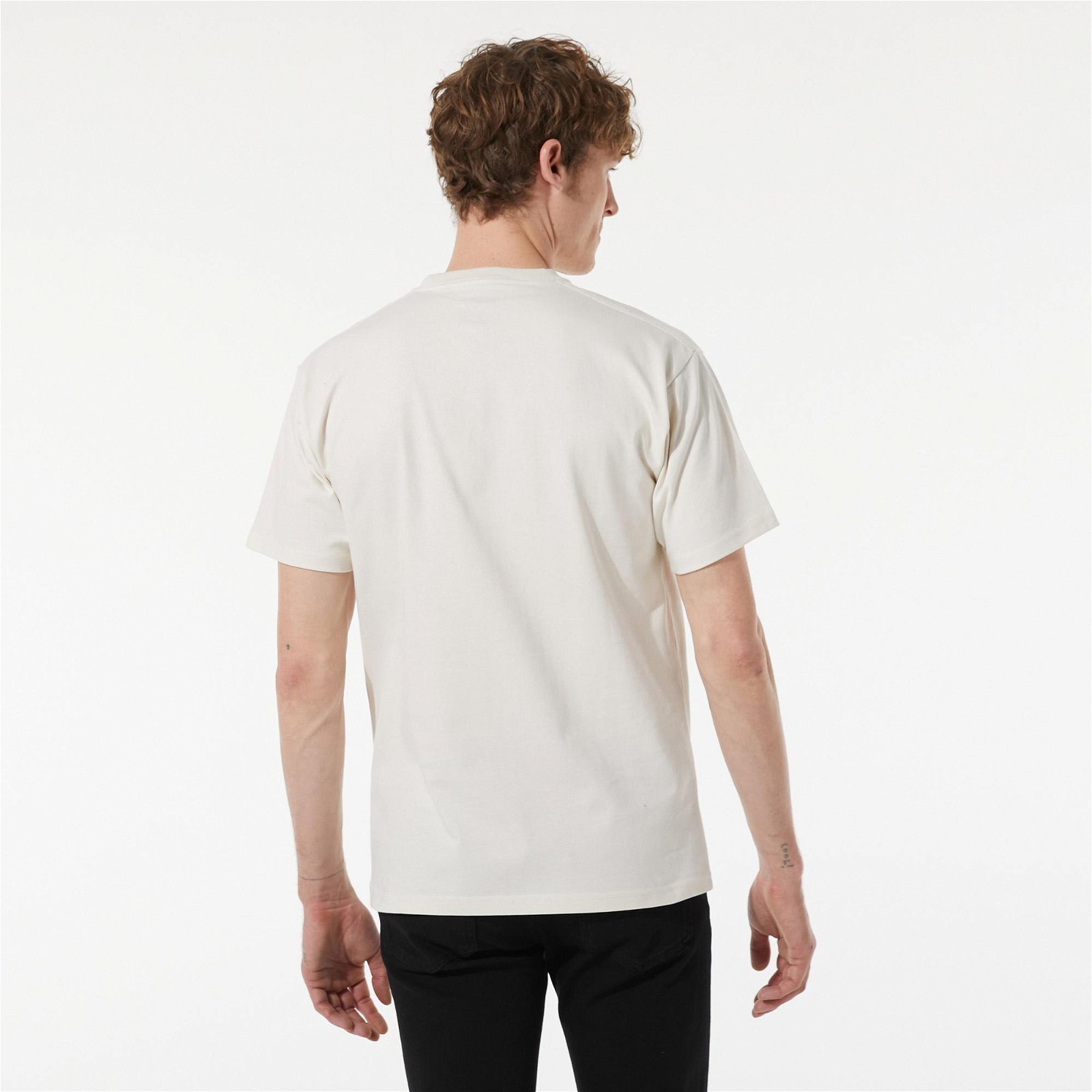 Vans Anaheim Print Mash Up Cheetah Erkek Beyaz T-Shirt